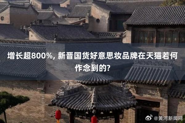 增长超800%, 新晋国货好意思妆品牌在天猫若何作念到的?